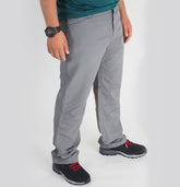 Mens Jack Wolfskin Walton 5004632 Tarmac Grey Asian Fit Light Hiking Trousers